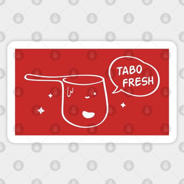 Tabo Fresh Sticker by pinoypop